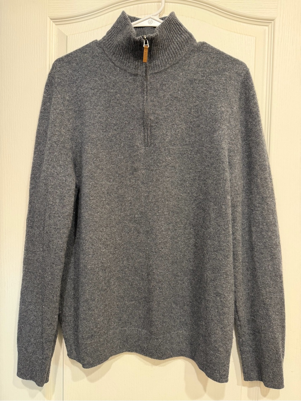 Nordstrom Men's Gray Zip-Neck Sweater